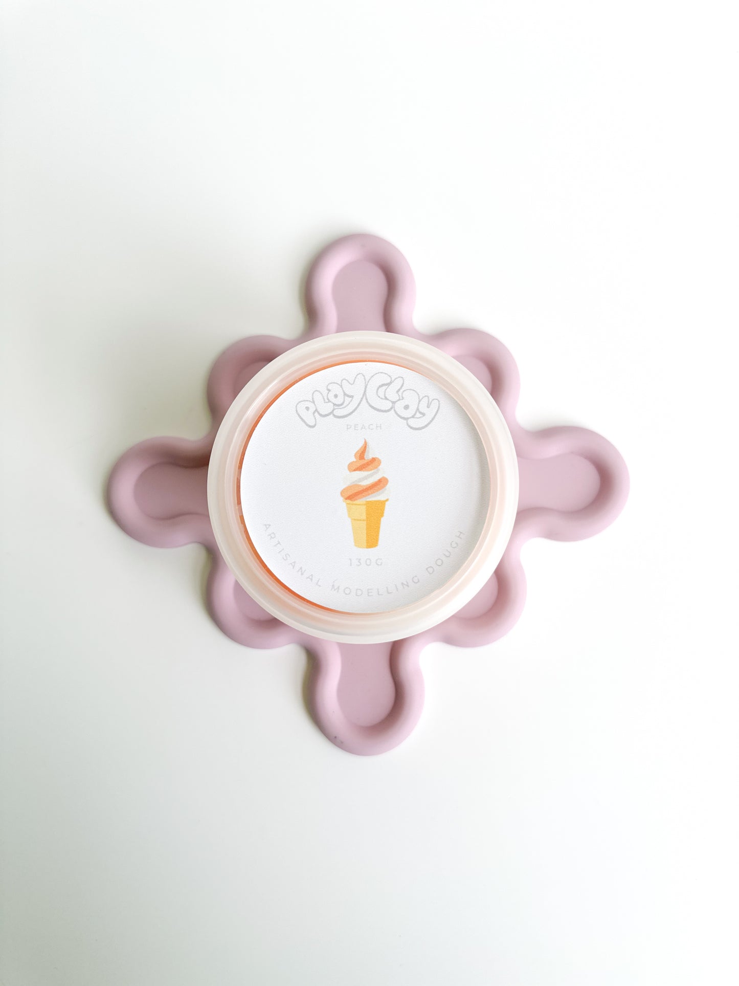 Peach Gelato Playdough