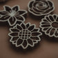 Mixed Flower Cutter Set - Eco Playdough Tool