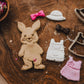 Bunny Dress-up Cutter Set - Eco Playdough Tool