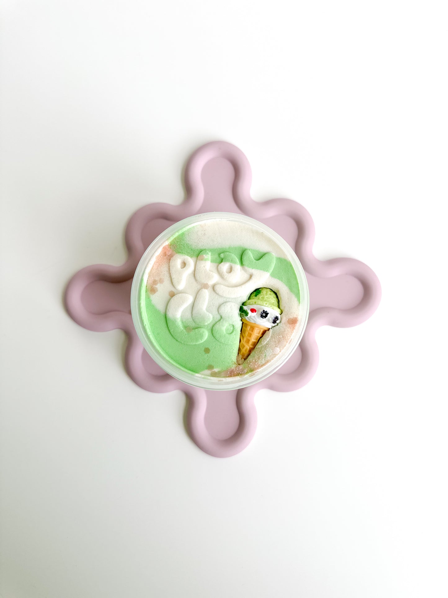 Mint Gelato Playdough