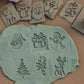 Christmas Eco Stamp Set - Playdough Tool