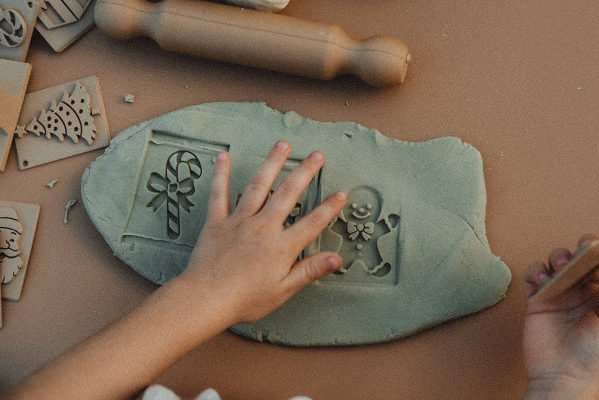 Christmas Eco Stamp Set - Playdough Tool
