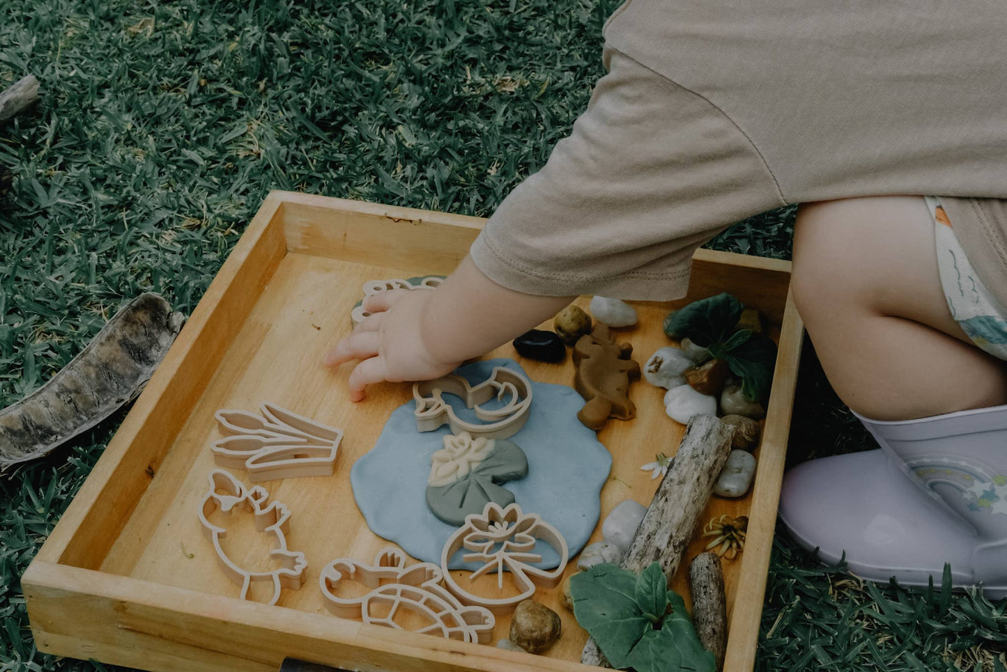 Pond life Cutter Set - Eco Playdough Tool