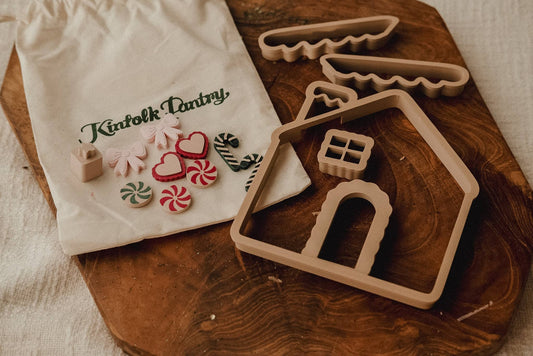 Gingerbread House Playdough Decorating Kit