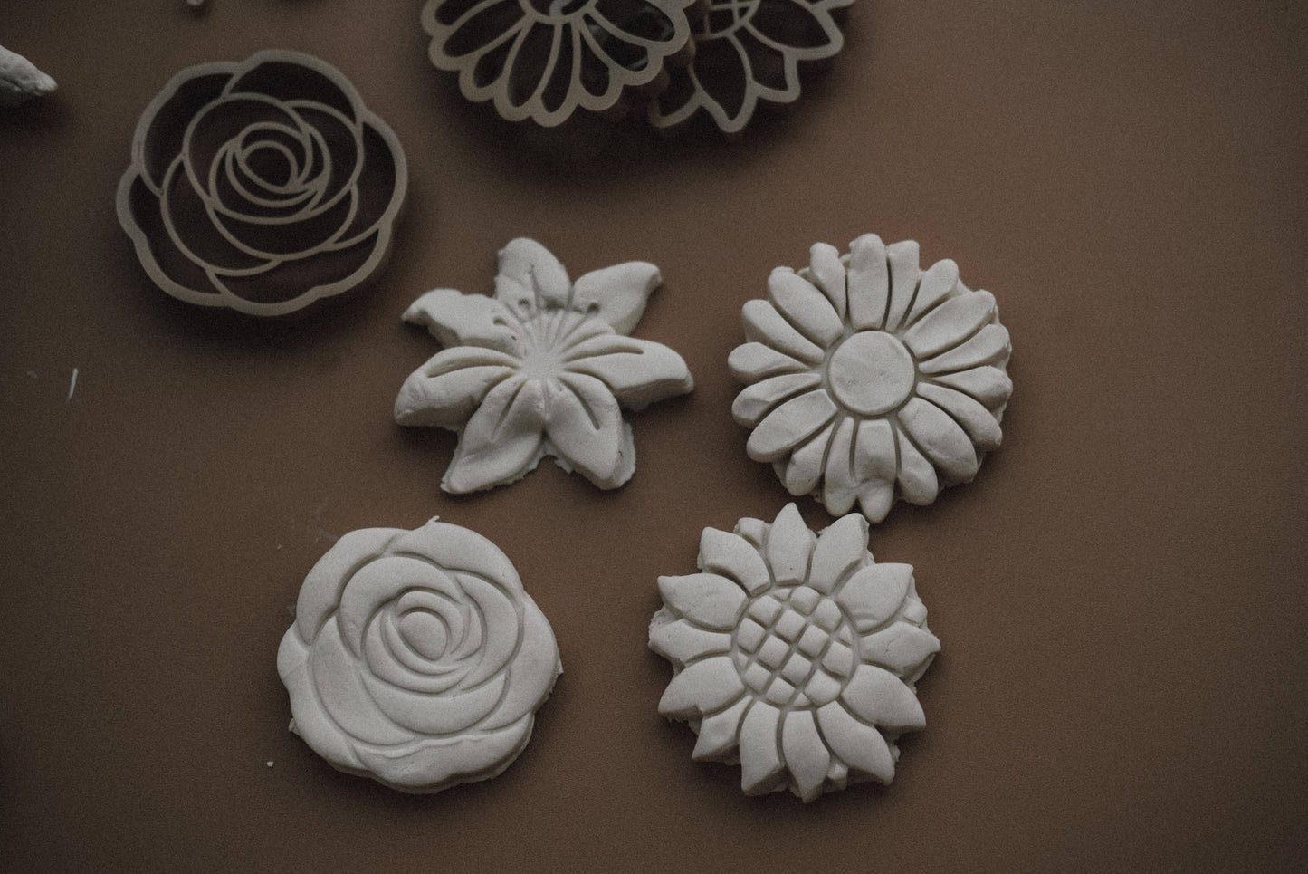 Mixed Flower Cutter Set - Eco Playdough Tool