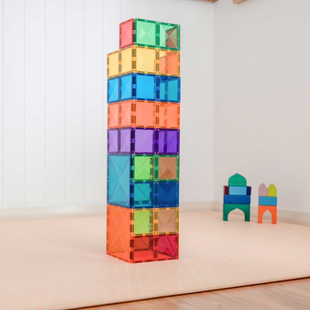 CONNETIX Rainbow Square Pack 42 pc