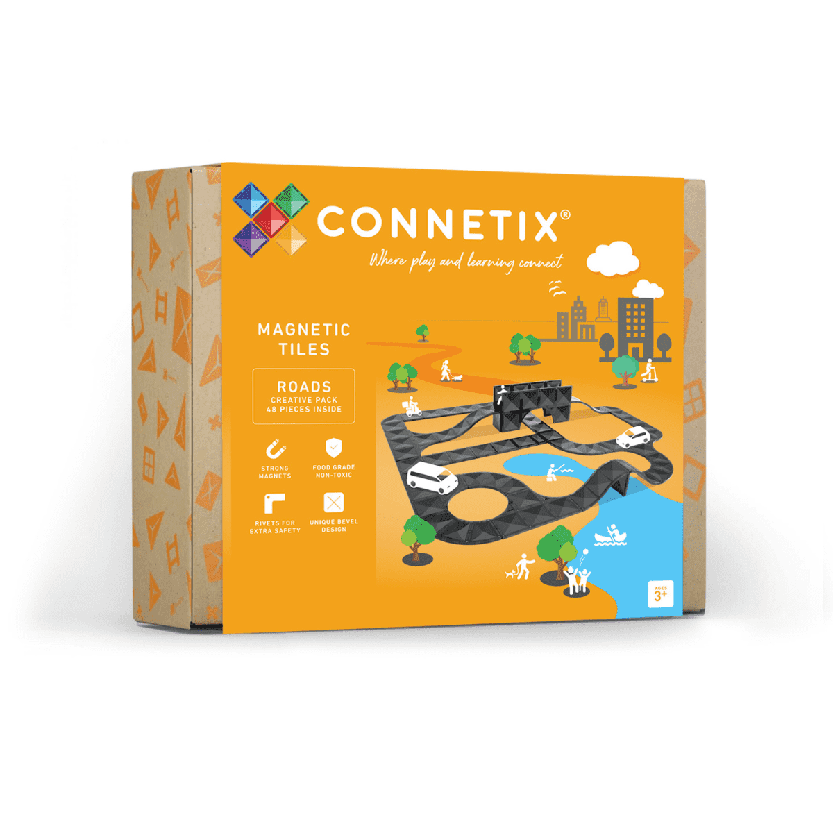 CONNETIX Creative Roads Pack 48 pc
