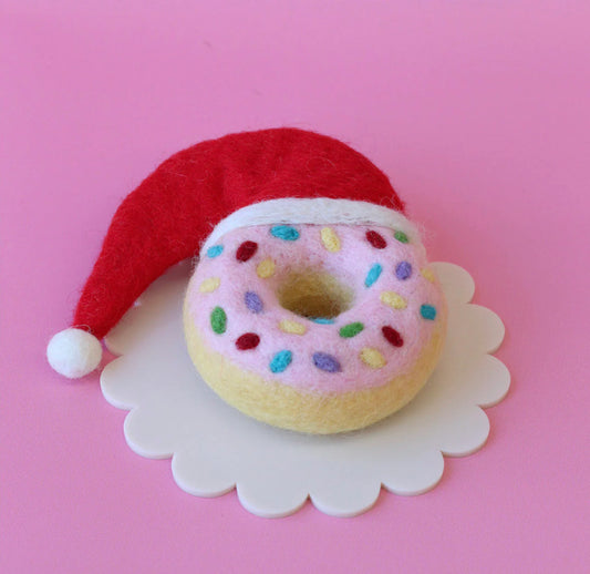 Santa Hat Donut