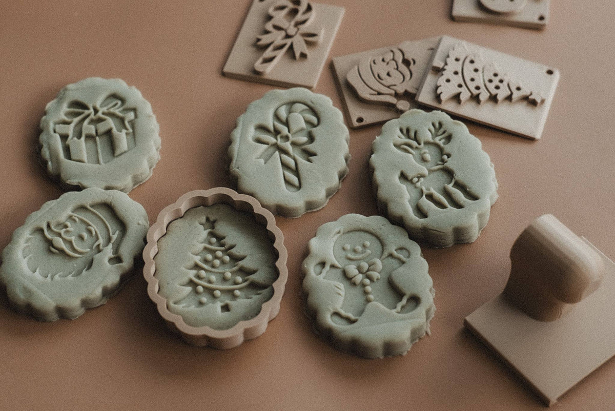 Christmas Eco Stamp Set - Playdough Tool