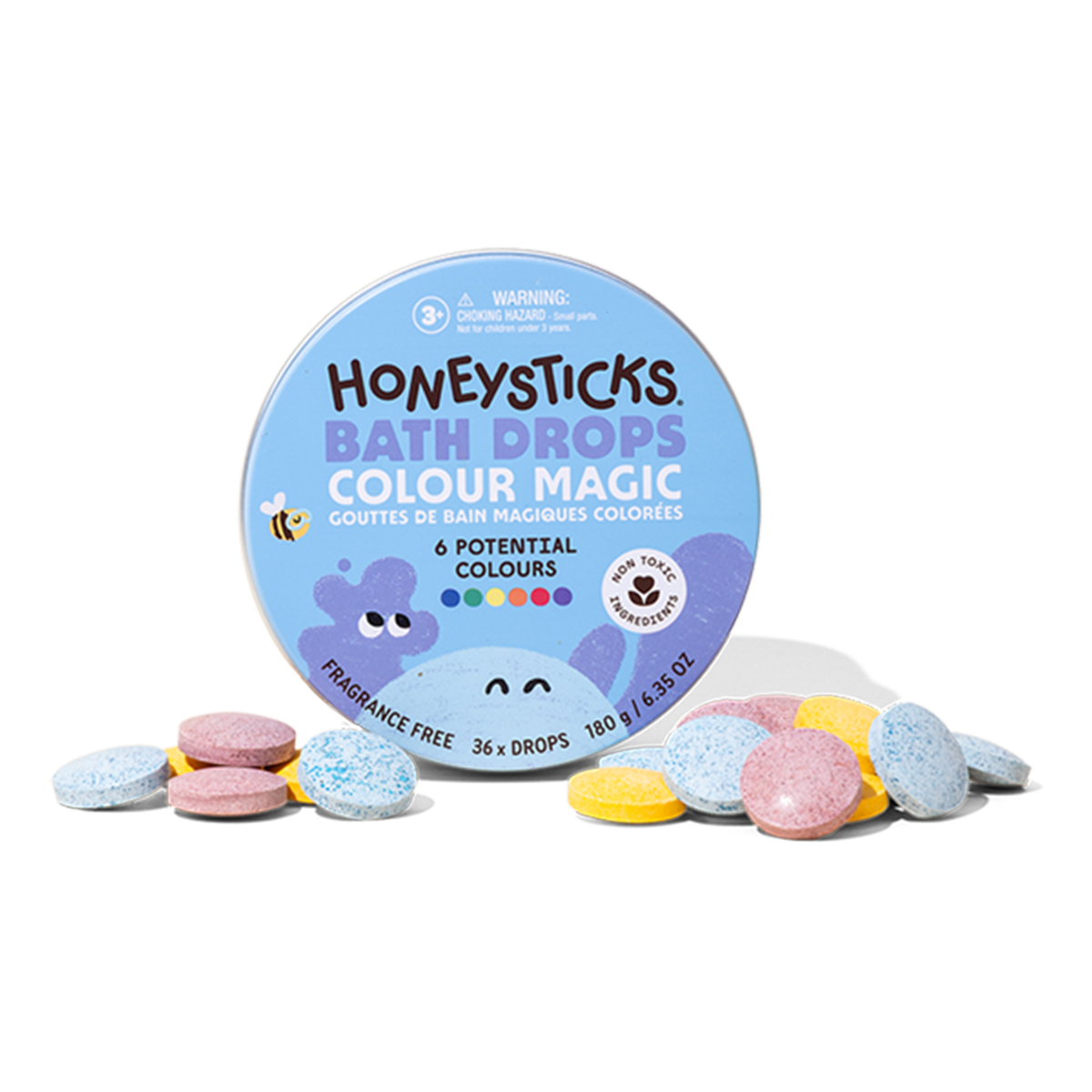 Honeysticks Bath Drops Colour Magic 36pk