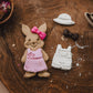 Bunny Dress-up Cutter Set - Eco Playdough Tool