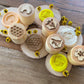 Wooden Bee Stamps
