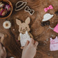 Bunny Dress-up Cutter Set - Eco Playdough Tool