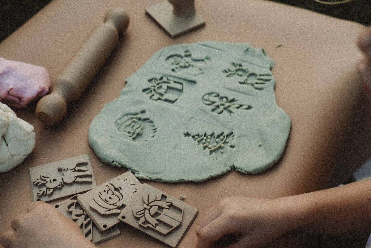 Christmas Eco Stamp Set - Playdough Tool